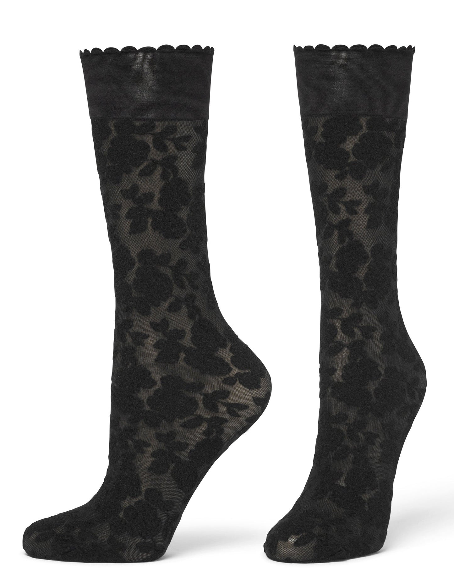 Floral Lace Knee High