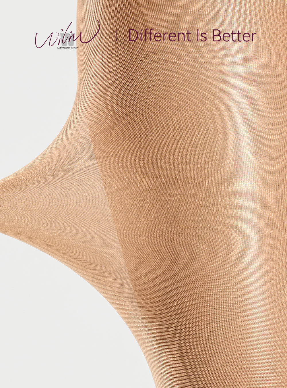 WillW 2 Pairs Shiny Pantyhose for Women High Waist Silk Oil