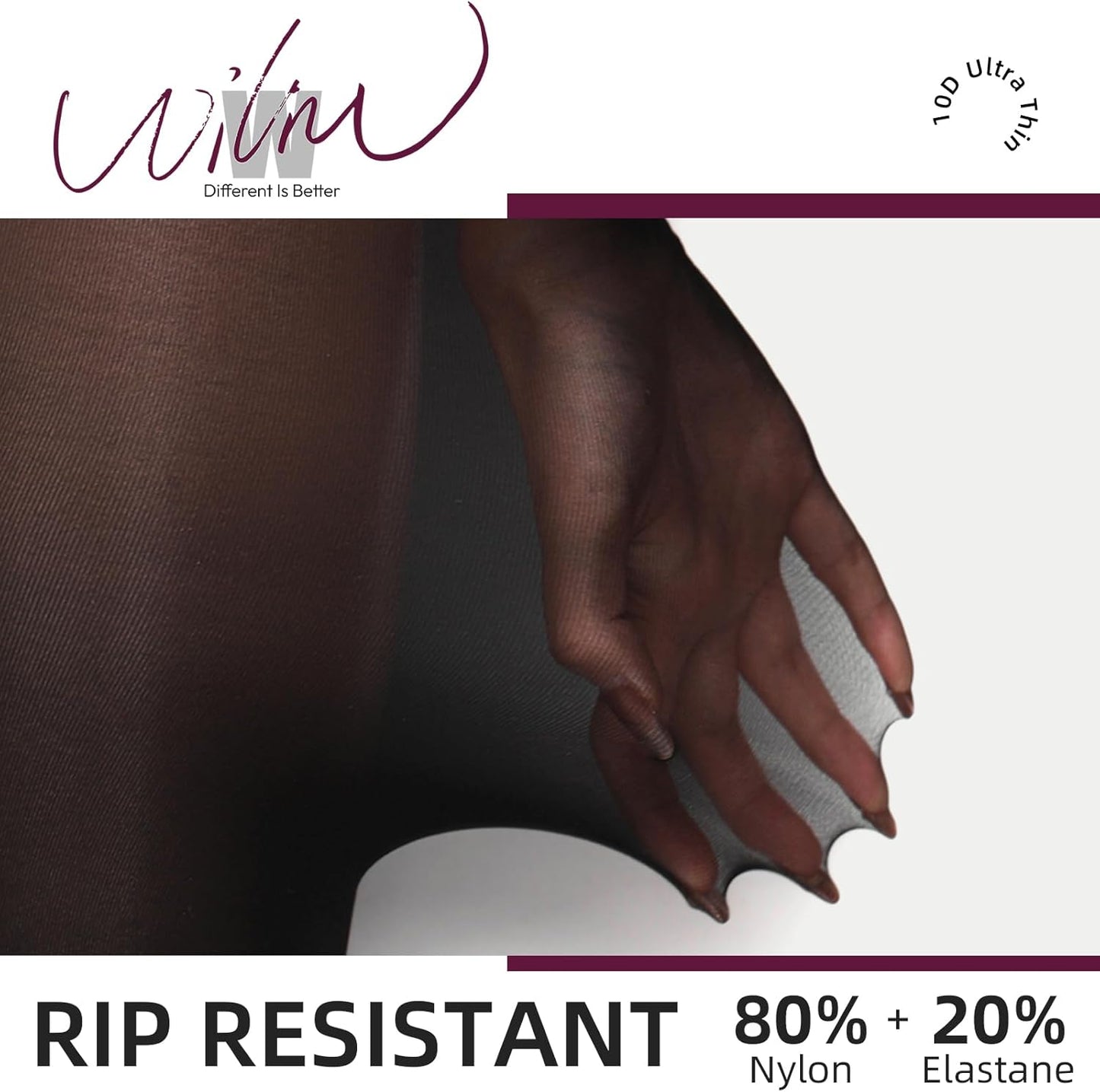 2 Pairs Ultra Strong Pantyhose for Women