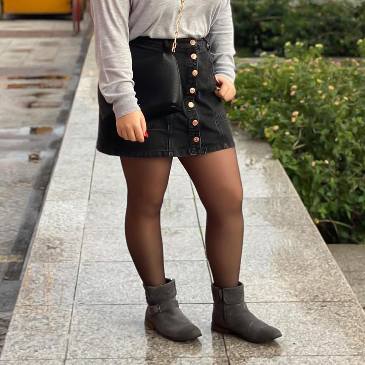 2 Pairs Plus Size Sheer Pantyhose for Women