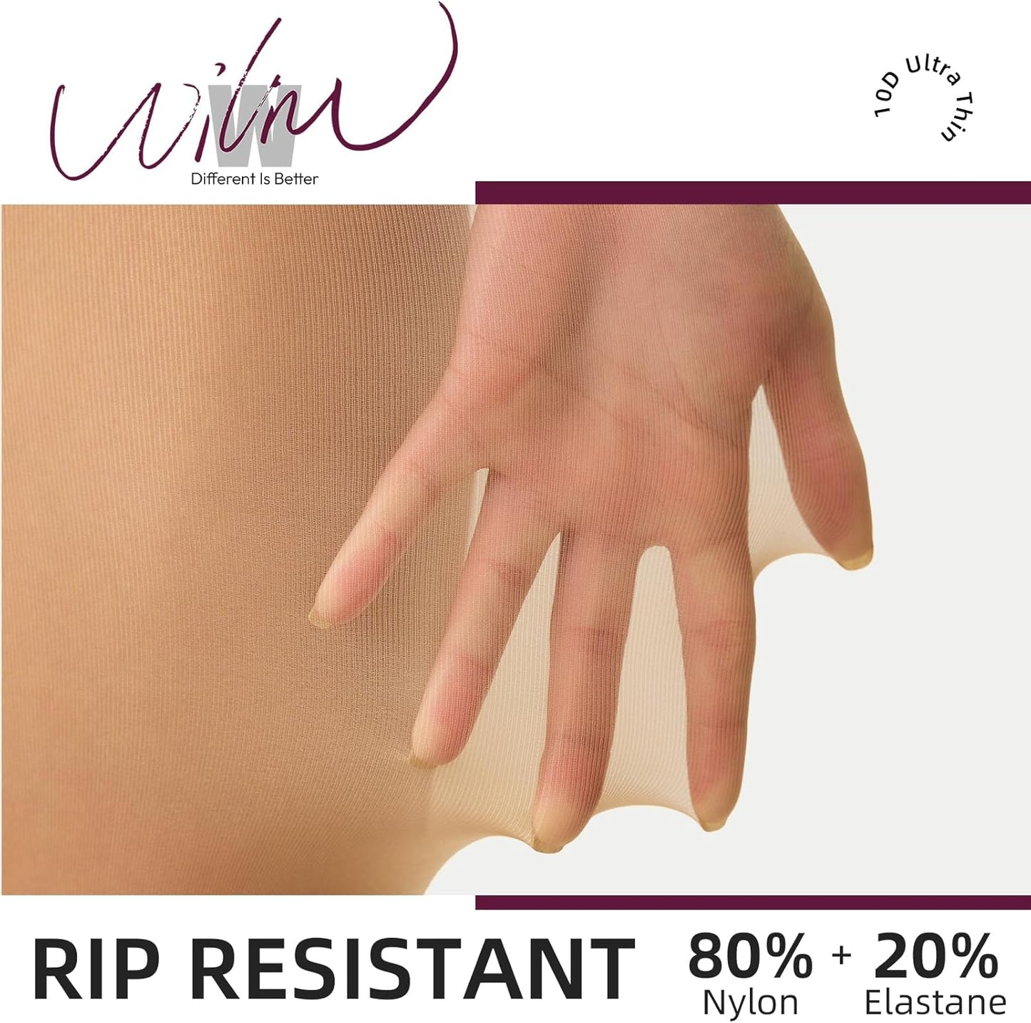 2 Pairs Ultra Strong Pantyhose for Women