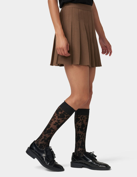 Floral Lace Knee High